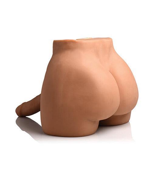 image of product,Curve Toys Jock Vibrating & Squeezing Male Masturbator W/poseable Dildo - SEXYEONE