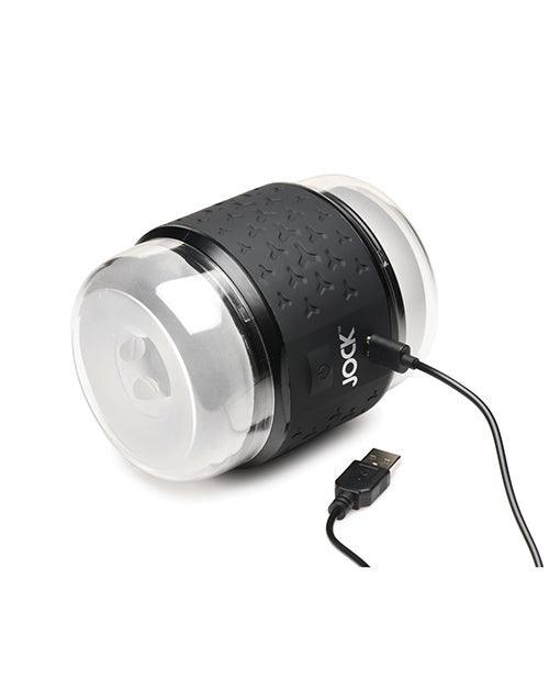 product image,Curve Toys Jock Vibrating Double Stroker - Black - SEXYEONE