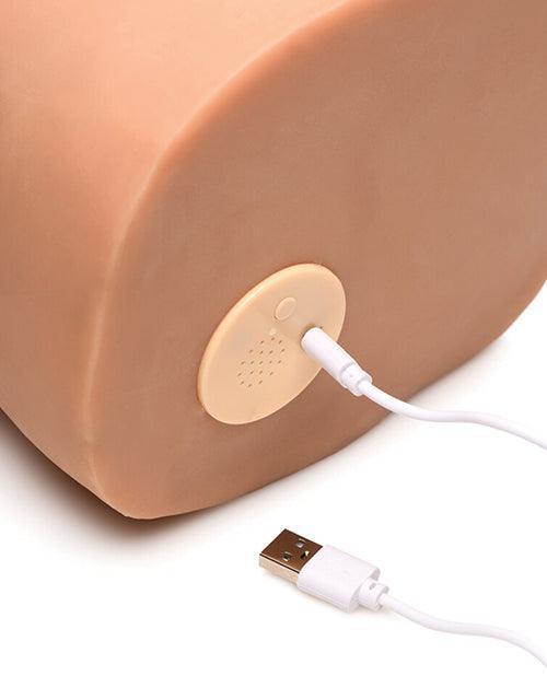 image of product,Curve Toys Mistress 3D Vibrating Pussy & Ass Masturbator - SEXYEONE