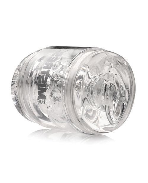 product image,Curve Toys Mistress Double Shot Pussy & Ass Mini Masturbator - Clear - SEXYEONE