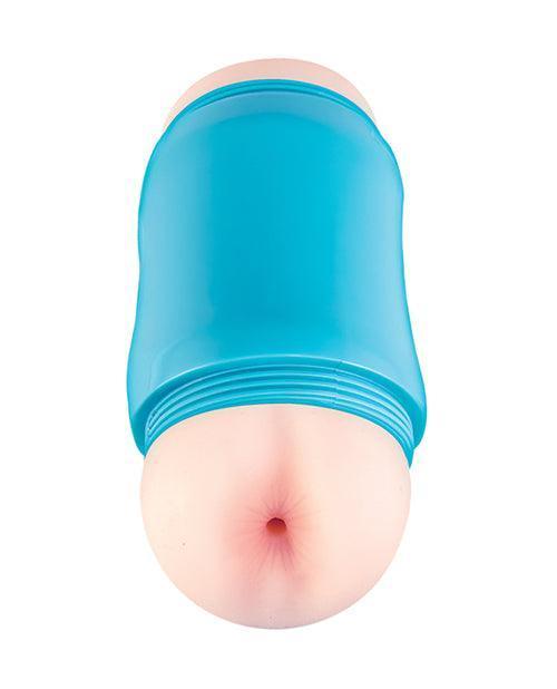 image of product,Delite Two Ways Mouth & Ass Masturbator - White - SEXYEONE