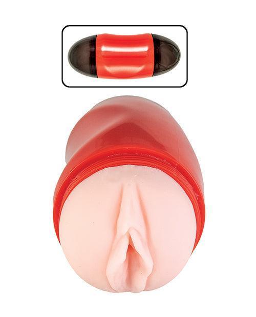 image of product,Delite Two Ways Mouth & Vagina Masturbator - White - SEXYEONE