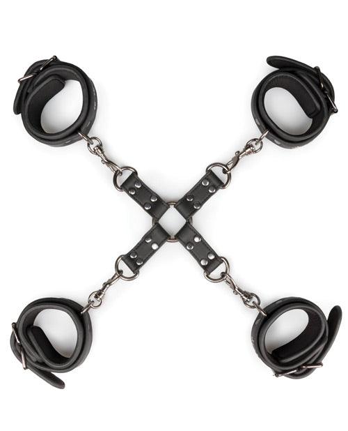 image of product,Easy Toys Hogtie W/hand & Anklecuffs - Black - SEXYEONE