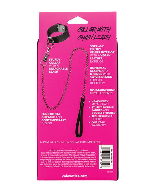 Euphoria Collection Collar W/chain Leash - SEXYEONE