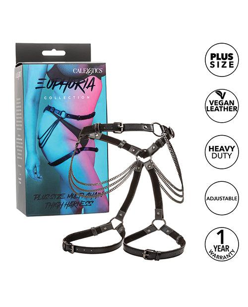 image of product,Euphoria Collection Plus Size Multi Chain Thigh Harness - SEXYEONE