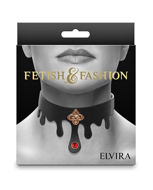 product image,Fetish & Fashion Elvira Collar - Black - SEXYEONE
