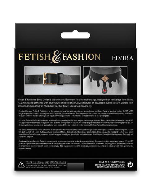 image of product,Fetish & Fashion Elvira Collar - Black - SEXYEONE