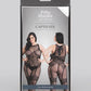 Fifty Shades Of Grey Captivate Lacy Body Stocking Black Qn - SEXYEONE
