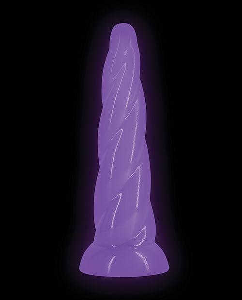 image of product,Firefly Siren Glow in the Dark Dildo - Purple - SEXYEONE