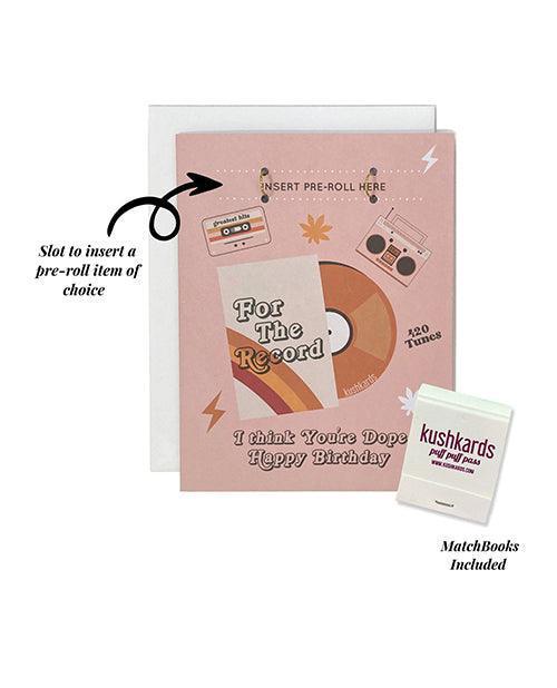 product image,For The Record Greeting Card w/Matchbook - SEXYEONE