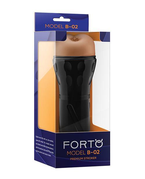 product image, Forto Model B-02 Hard-Skin Ass Masturbator - Tan - SEXYEONE