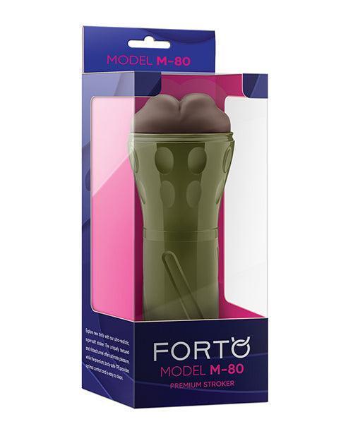 product image, Forto Model M-80 Hard-Side Mouth Masturbator - Dark - SEXYEONE