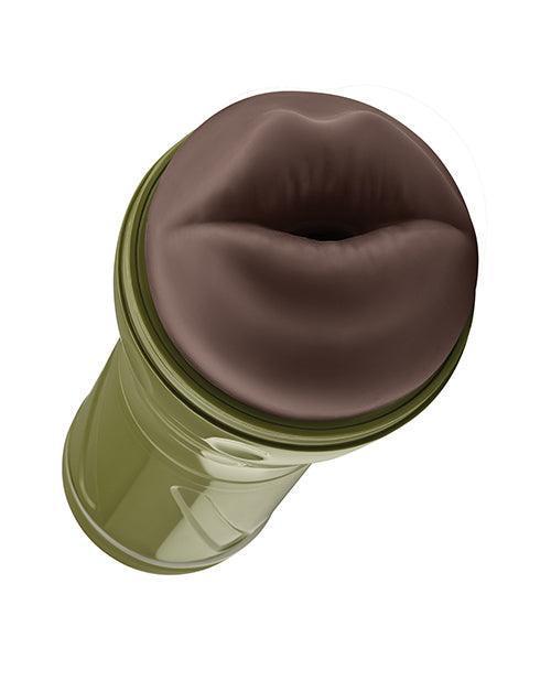 image of product,Forto Model M-80 Hard-Side Mouth Masturbator - Dark - SEXYEONE
