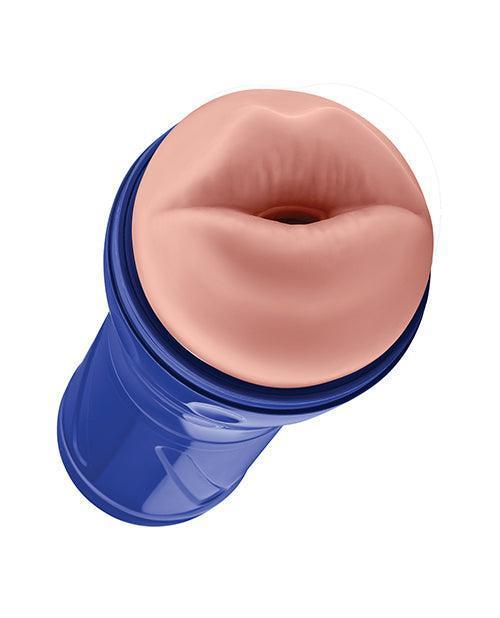 image of product,Forto Model M-80 Hard-Side Mouth Masturbator - Light - SEXYEONE