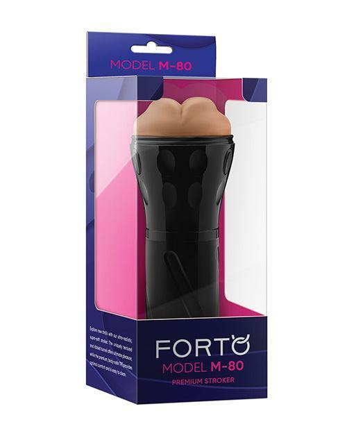product image, Forto Model M-80 Hard-Side Mouth Masturbator - Tan - SEXYEONE