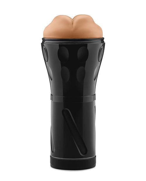 image of product,Forto Model M-80 Hard-Side Mouth Masturbator - Tan - SEXYEONE