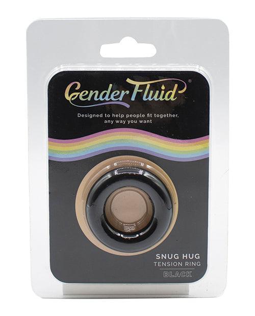 product image, Gender Fluid Snug Hug Tension Ring - Black - SEXYEONE