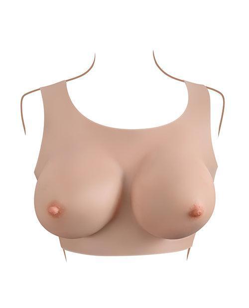 image of product,Gender X Realistic Undergarment Plate D-Cup - Light - SEXYEONE
