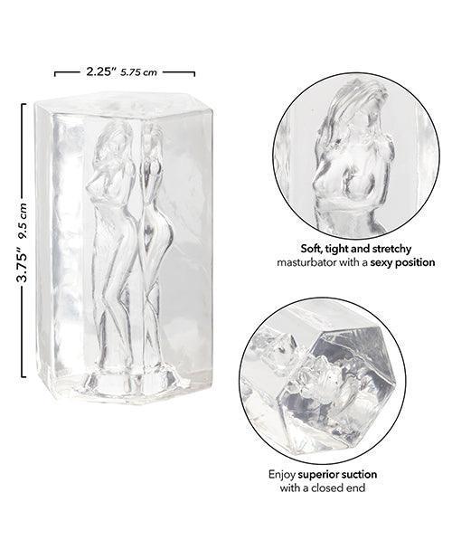 image of product,Girls Girls Girls Ass Masturbator - Crystal - SEXYEONE