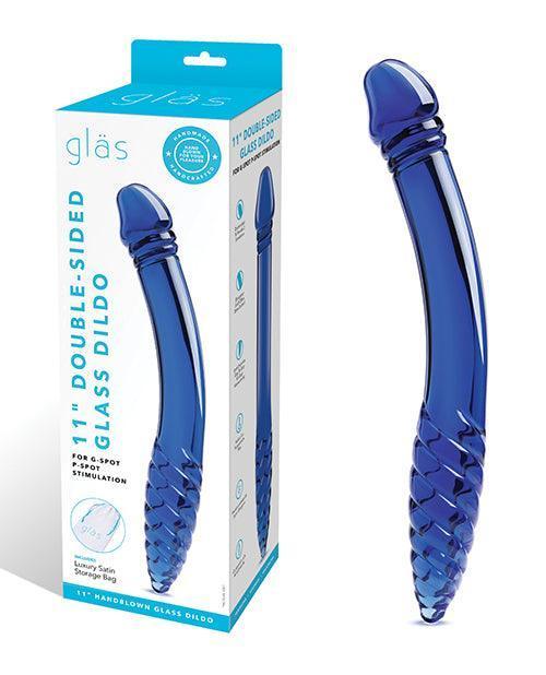 product image, Glas 11" Double-sided Dildo G-Spot & P-Spot Stimulation - SEXYEONE
