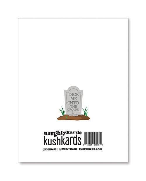 image of product,Halloween Dick In Ground Greeting Card w/Sticker - SEXYEONE