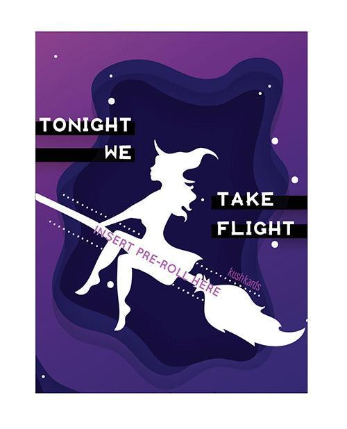 product image,Halloween Take Flight Greeting Card w/Matchbook - SEXYEONE