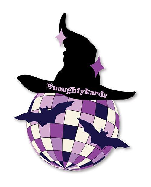 product image, Halloween Witch Disco Ball Sticker - Pack of 3 - SEXYEONE