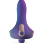 Hueman Eclipse Cock Ring w/Vibrating Perineum - Purple - SEXYEONE