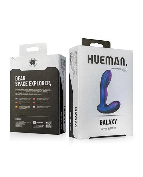 image of product,Hueman Galaxy Tapping Butt Plug - Purple - SEXYEONE