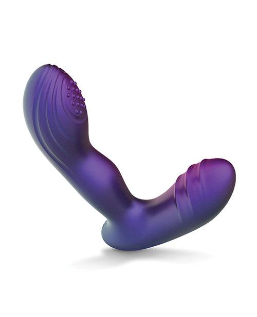 image of product,Hueman Galaxy Tapping Butt Plug - Purple - SEXYEONE