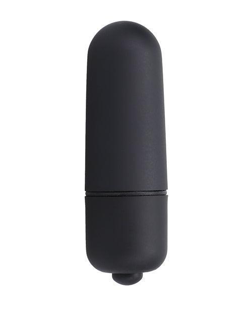 image of product,In A Bag 4" Vibrating Butt Plug - Black - SEXYEONE