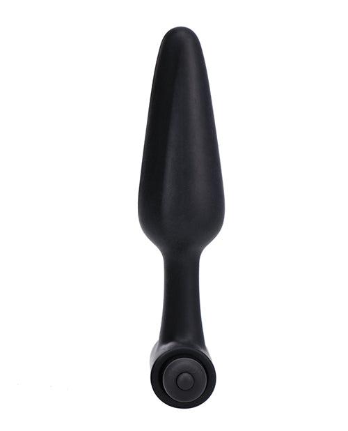 image of product,In A Bag 5" Vibrating Butt Plug - Black - SEXYEONE