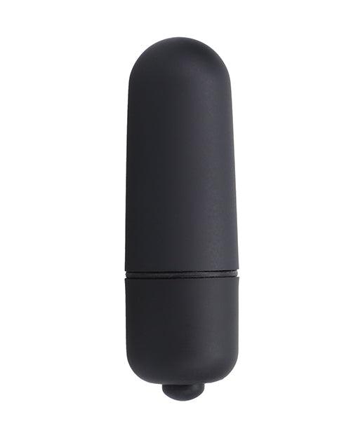 In A Bag 5" Vibrating Butt Plug - Black - SEXYEONE