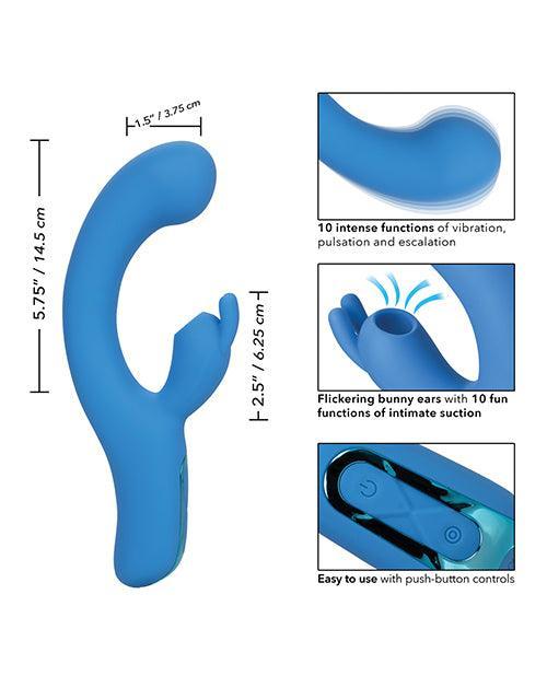 image of product,Jack Rabbit Elite Suction Rabbit - Blue - SEXYEONE