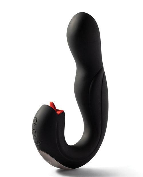 image of product,Joi Pro Rotating Head G-spot Vibrator & Clit Licker W/remote - SEXYEONE