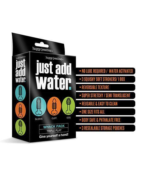 image of product,Just Add Water Whack Pack Triple Play - SEXYEONE