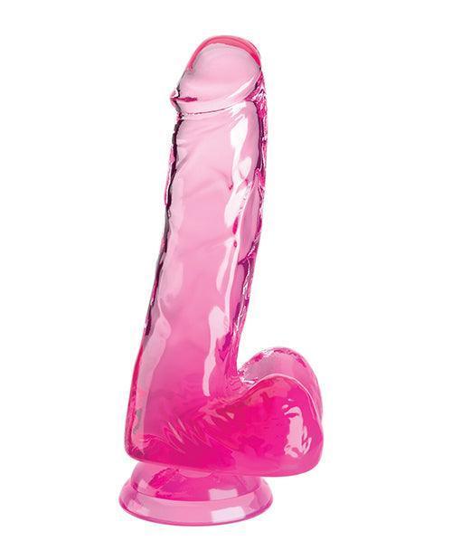 image of product,King Cock Clear Cock W/balls - SEXYEONE