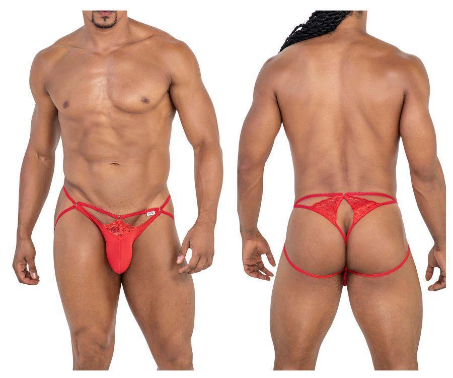 image of product,Lace Jock Thongs - SEXYEONE