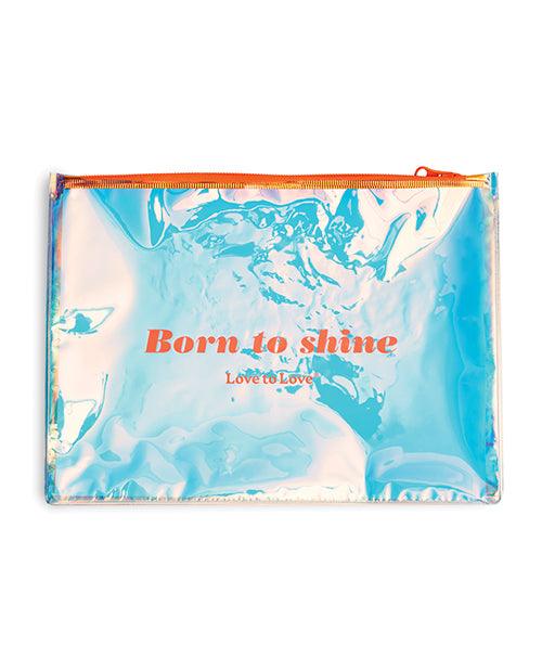 product image,'love To Love Born To Shine Pouch - SEXYEONE