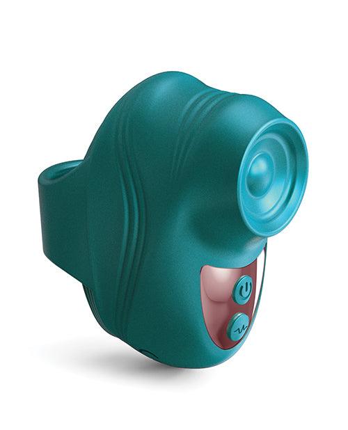 image of product,Love to Love Kisscool Tapping Finger Vibe - Teal Me - SEXYEONE
