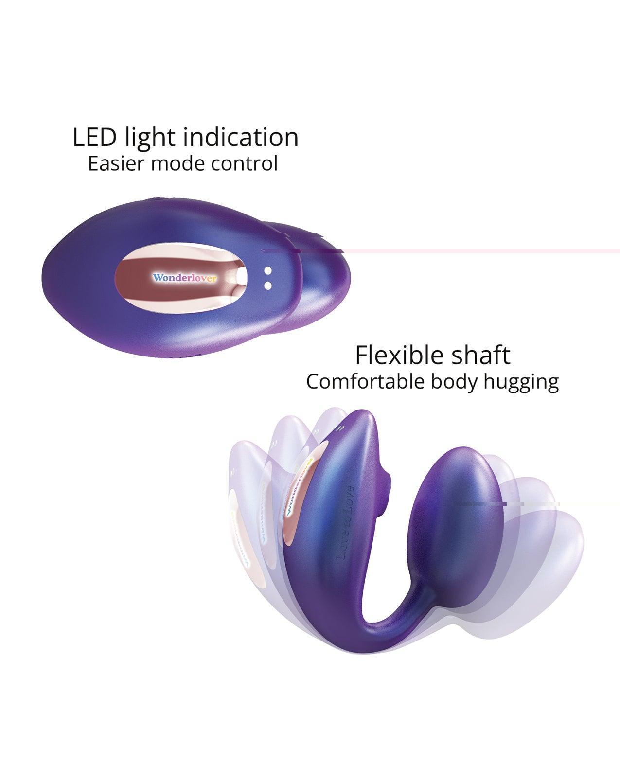 image of product,'love To Love Wonderlover Dual Stimulator - Iridescent Night - SEXYEONE