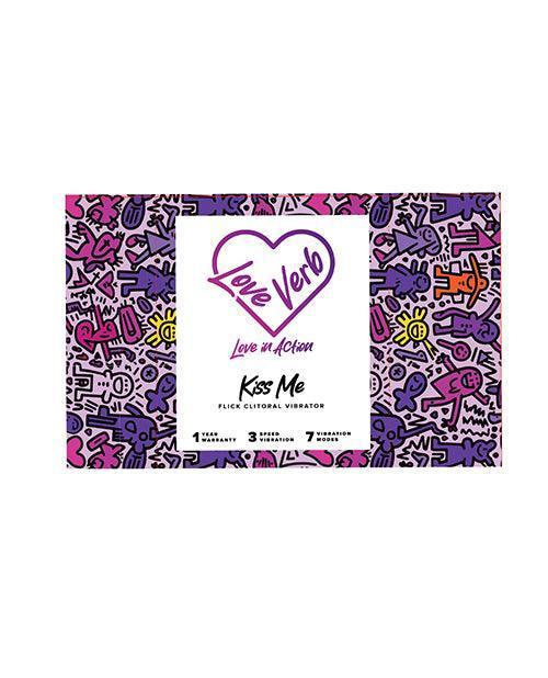 image of product,Love Verb Kiss Me Copper-Infused Clit Tickler - Lilac - SEXYEONE