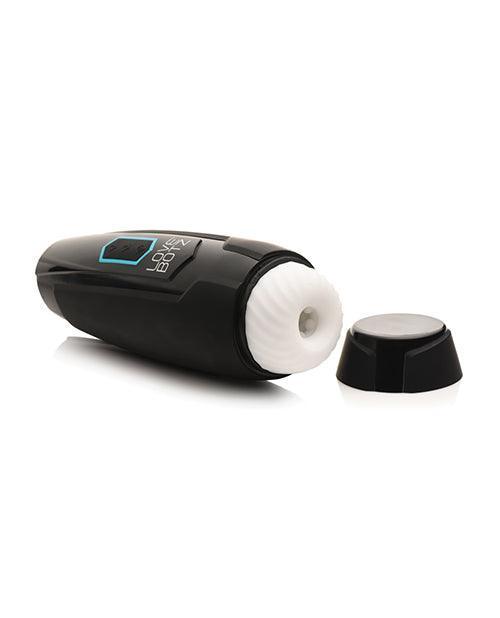 image of product,LoveBotz The Milker Max 14X Thrusting & Vibrating Masturbator - Black - SEXYEONE