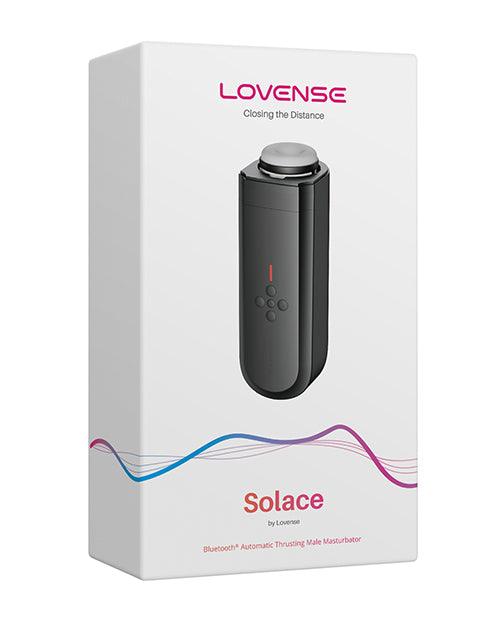 image of product,Lovense Solace Thrusting Masturbator - Black - SEXYEONE