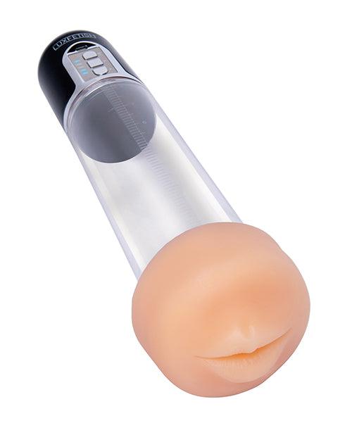 image of product,Lux Fetish 2-in-1 Blowjob Sucker & Penis Enlarger Pump - SEXYEONE