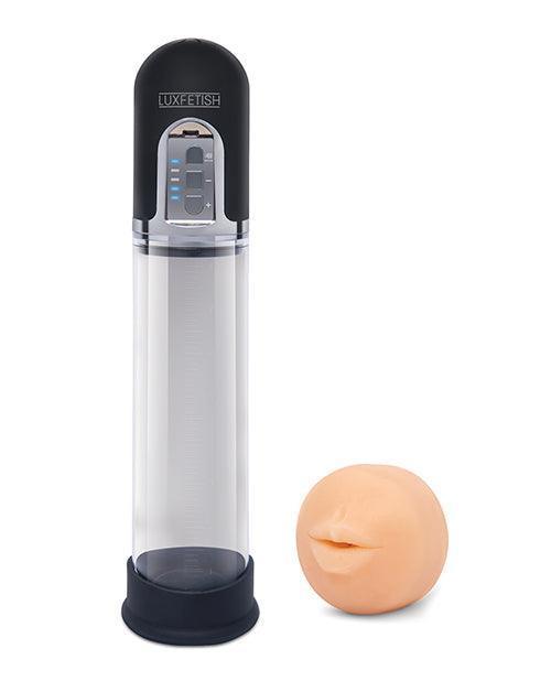 image of product,Lux Fetish 2-in-1 Blowjob Sucker & Penis Enlarger Pump - SEXYEONE