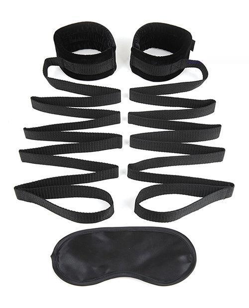 product image,Lux Fetish Bondage Bed Strap Restraint System - 2 Pc Set - SEXYEONE
