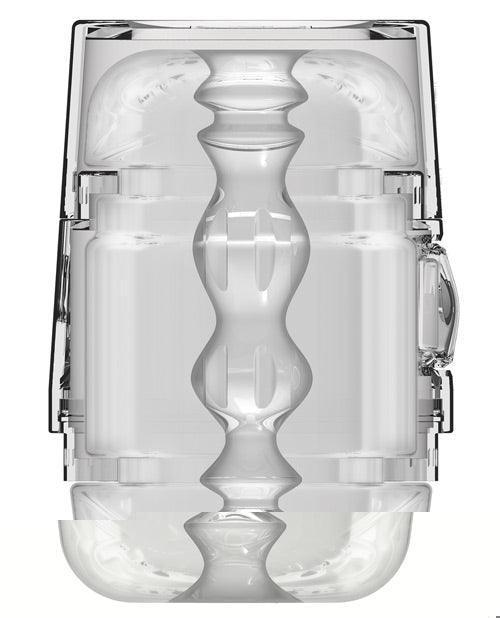 image of product,Main Squeeze Pop Off Optix - Crystal Pussy & Ass - SEXYEONE