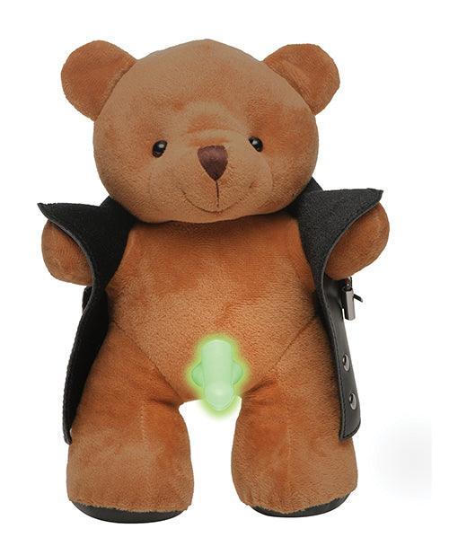 image of product,Master Series Slow Show Bear Exhibitionist Teddy Bear w/GID Penis - SEXYEONE