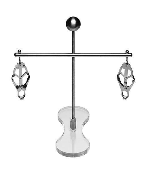 product image,Master Series Tower of Pain Nipple Clamps - Silver - SEXYEONE